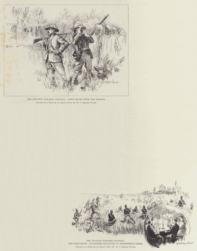 マフディスト戦争のスケッチ 作： Henry Charles Seppings Wright